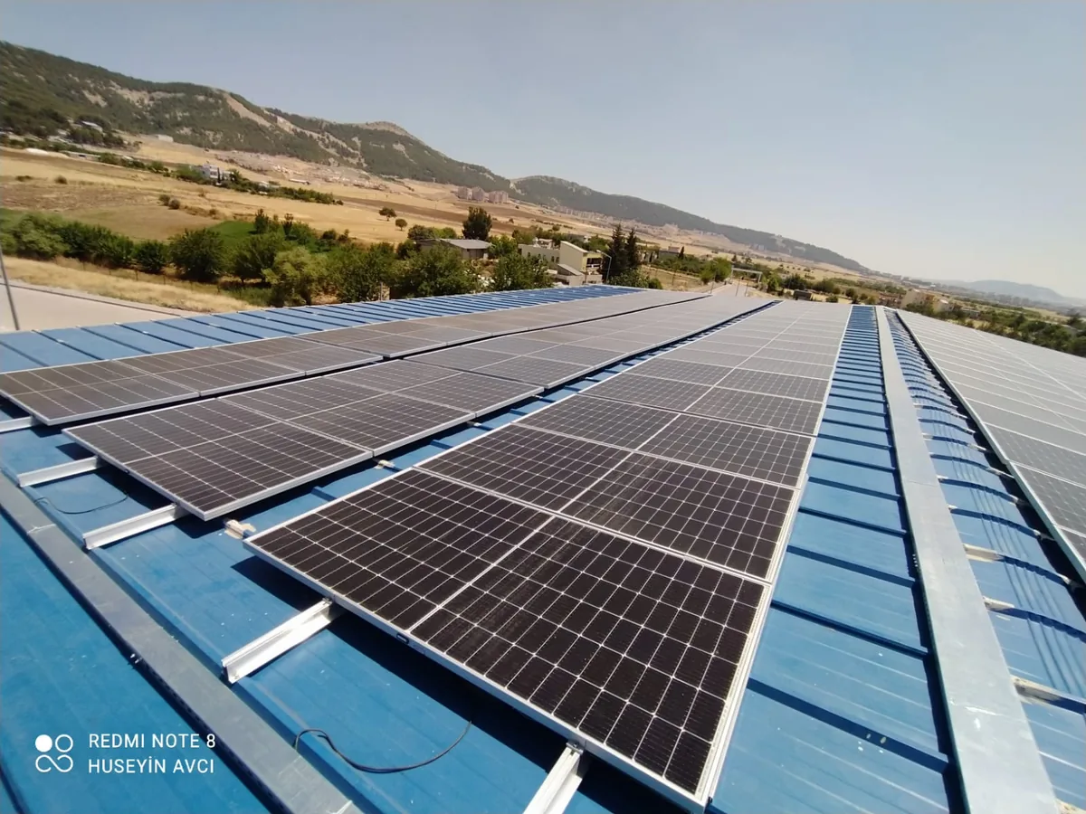Çatı GES konstrüksiyon ve panel uygulaması