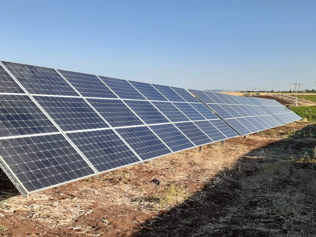 GES konstrüksiyon ve panel sahası